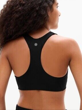 Athleta Girl Cloud Racerback Bra. Black. Size Large.